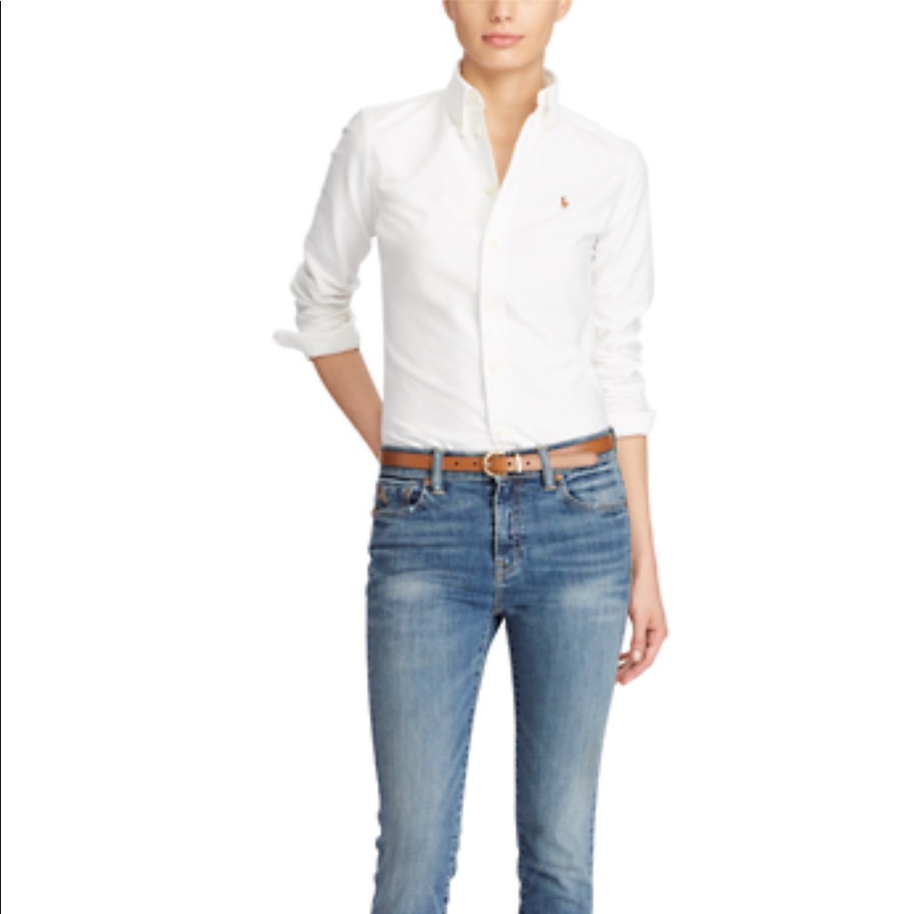 NWOT White RL button down ~OFFERS WELCOME~